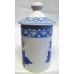 SPODE BLUE ROOM SPICE OR HERB JAR – ROSEMARY – GERANIUM PATTERN